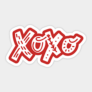 XOXO - Christmas Gift - Christmas Tshirt Sticker